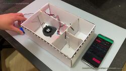 NodeMCU IoT Smart Home Model w/Blynk - Demonstration of Lights & Automatic Fan Instructional Video