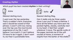 Improving the style of a letter: sentence structure and rhythm Instructional Video