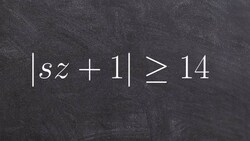 How to set up 2 cases to solve an absolute value inequality as a compound inequality Instructional Video