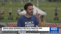 School shooting survivor David Hogg says he will run to be a vice chair of the DNC News Clip