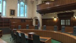 Interior views of the Supreme Court of the United Kingdom News Clip