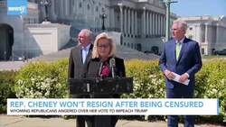 Rep. Cheney Won't Resign After Censure By State Party News Clip
