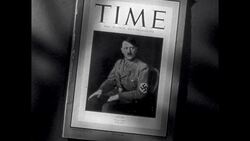 Hitler in Time Magazine Stock Footage