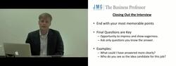 Closing Out the Interview Instructional Video