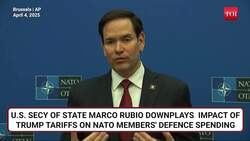 Huge Clash At NATO HQ: Rubio Grilled Over Trump Tariffs, High Drama On Camera | Watch News Clip