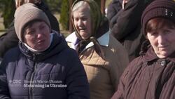 Battered Ukrainian villages mourn fallen soldiers News Clip