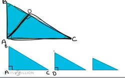 Prove the Pythagorean Theorem: using similar triangles Instructional Video