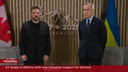 Carney pledges support for Ukraine to wrap G7 News Clip