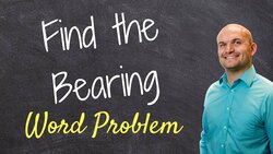 Finding the bearing of a plane using trigonometry Instructional Video