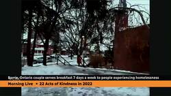Ontario couple serve breakfast to unsheltered people to honour their son News Clip