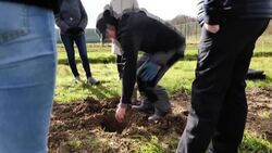CLEAN : French priest swaps tending flocks to growing veggies for the hungry News Clip