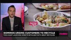 Dominos Encourages Customer to Recycle News Clip