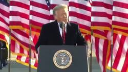 Trump teases his return while leaving White House News Clip