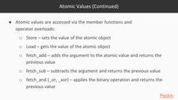 C++ Standard Template Library in Practice - Atomic Values Instructional Video