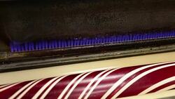 Making Candy Canes Stock Footage