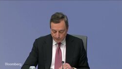ECB's Draghi on Rates, Inflation, `Downside' Risks: Opening Statement News Clip