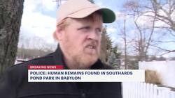 Police: 2 human arms, leg found in Southards Pond Park in Babylon News Clip