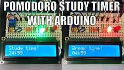 DIY Pomodoro Study Timer with Arduino Instructional Video