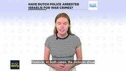 Have Dutch police arrested Israelis for war crimes? News Clip