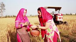 women serving water in traditional style Stock Footage