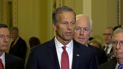 Senator Thune says Democrats sought to sink Kavanaugh confirmation Stock Footage