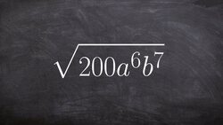 How to simplify the root of a variable expression by using product property of exponents Instructional Video