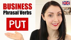 ESL Business English Phrasal Verbs - PUT - English Like A Native Instructional Video