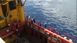 Seychelles marine mission retrieves underwater drone Instructional Video