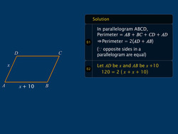 Applications of Parallelograms Instructional Video