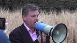 NUJ stages demonstration outside RTE studios News Clip