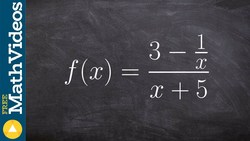 Write the equation of the tangent line with the quotient rule at a point Instructional Video