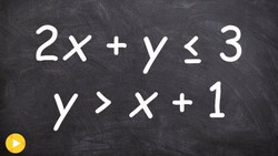Graphing a linear system of inequalities and shading their solution Instructional Video