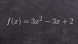 Determining the possible rational zeros by putting p over q Instructional Video