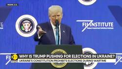 Why is Trump pushing for elections in Ukraine? News Clip