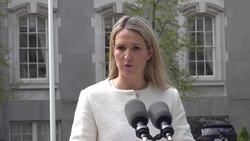 Minister for Justice Helen McEntee introduces tougher knife crime sentences News Clip