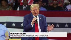 Trump holds rally in Michigan in first public event since apparent assassination attempt News Clip