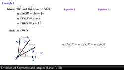 Geometry: Division of Segments and Angles (Level 8 of 8) Instructional Video
