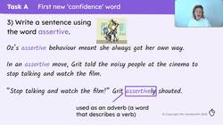 Rich vocabulary associated with confidence Instructional Video