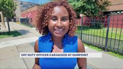 Sources: Off-duty NYPD officer was carjacked at gunpoint; car later found smashed in New Rochelle News Clip