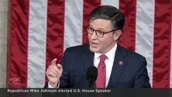 Mike Johnson elected U.S. House Speaker News Clip