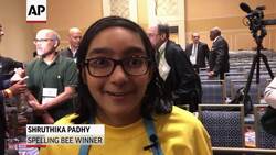 Spelling Bee champs react to unprecedented victory Instructional Video