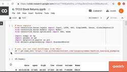 Deep Learning - Recurrent Neural Networks with TensorFlow - Stock Return Predictions Using LSTMs (Part 1) Instructional Video