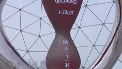CLEAN : Qatar 2022 World Cup clock marks 200 days to go to kick off News Clip