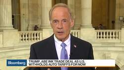 U.S-Japan Trade Agreement a 'Cheap Imitation' of TPP: Sen. Carper News Clip