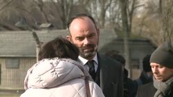 CLEAN : French PM Edouard Philippe visits Auschwitz-Birkenau museum News Clip
