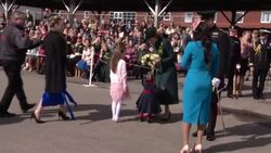 William and Kate visit Mons Barracks in Aldershot during St Patrick's Day celebration News Clip