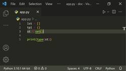 The Ultimate Guide to Python Programming With Python 3.10 - Empty and One-Element Arrays Instructional Video