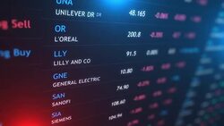 European Stock Markets Stock Footage