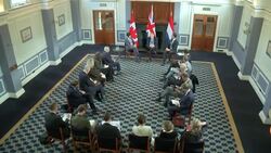 Ukraine Crisis: UK, Canadian & Dutch Prime Ministers meet News Clip