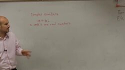 What are complex numbers and the equality of complex numbers Instructional Video